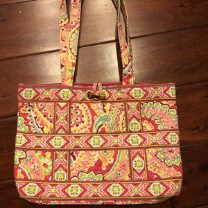 Vera Bradley Small Tic Tac Tote in Capri Melon